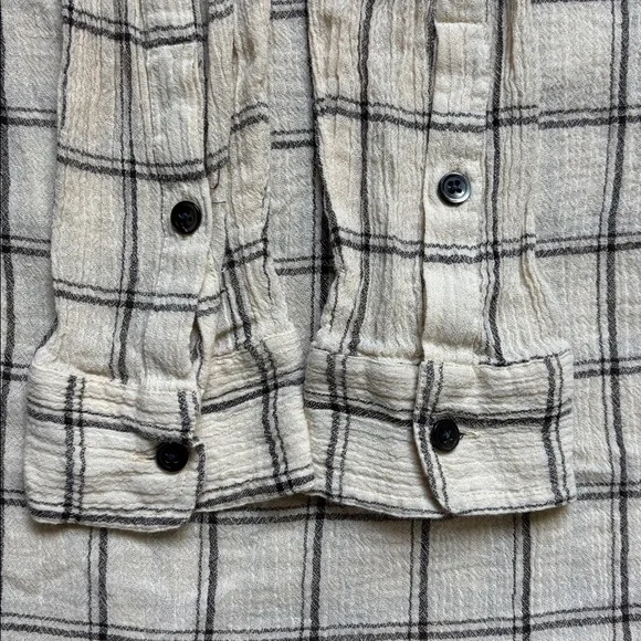 Madewell Women’s Plaid Flannel Button Down Shirt 100% COTTON Size S - Picture 9 of 9